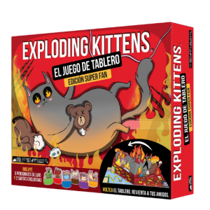 Exploding Kittens - El juego de tablero: Edición Super Fan