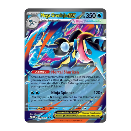 Pokemon TCG – Mega Greninja ex Premium Collection Inglés - Imagen 2